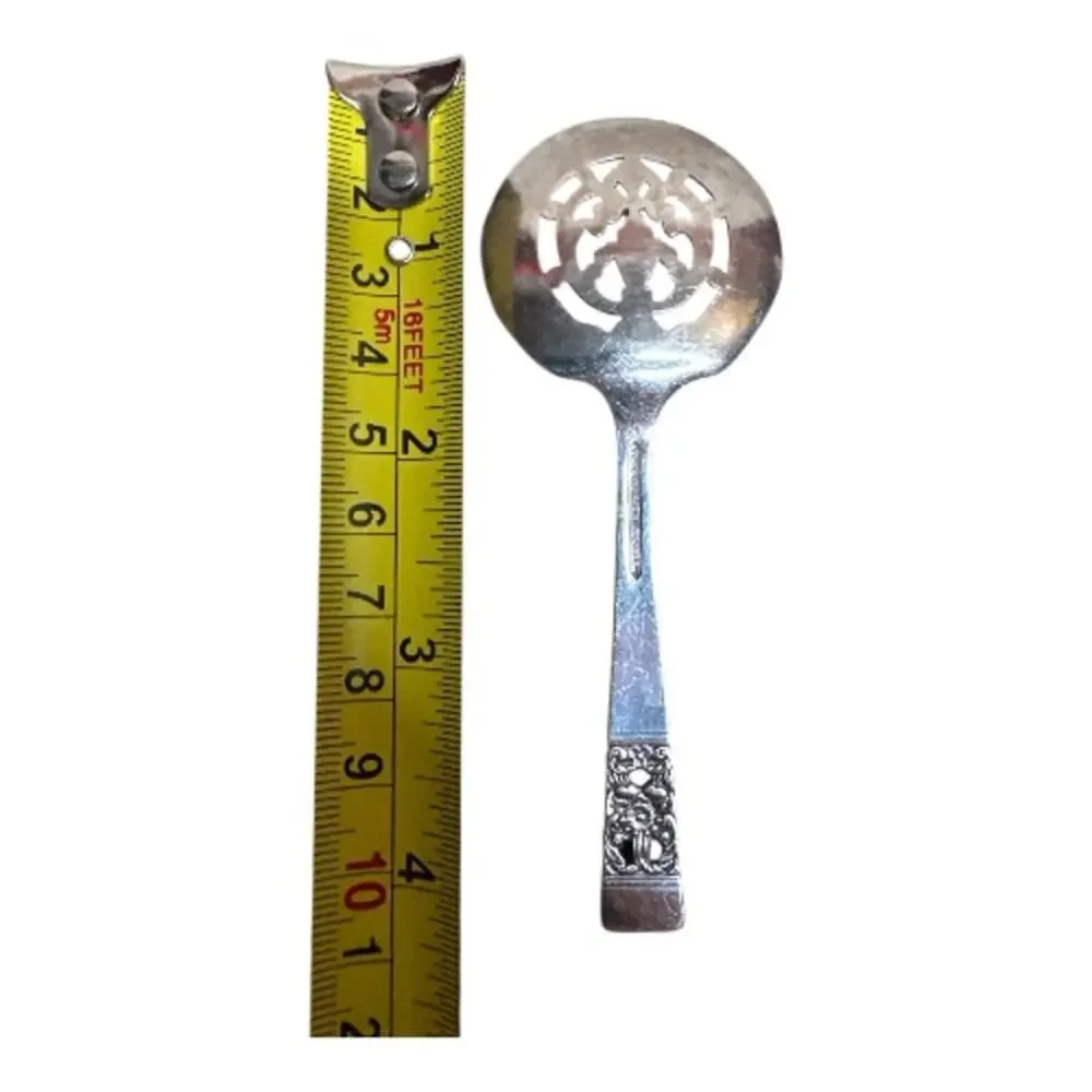 Vintage Community Plate Silverplate Coronation Bonbon Nut Casserole Server Spoon